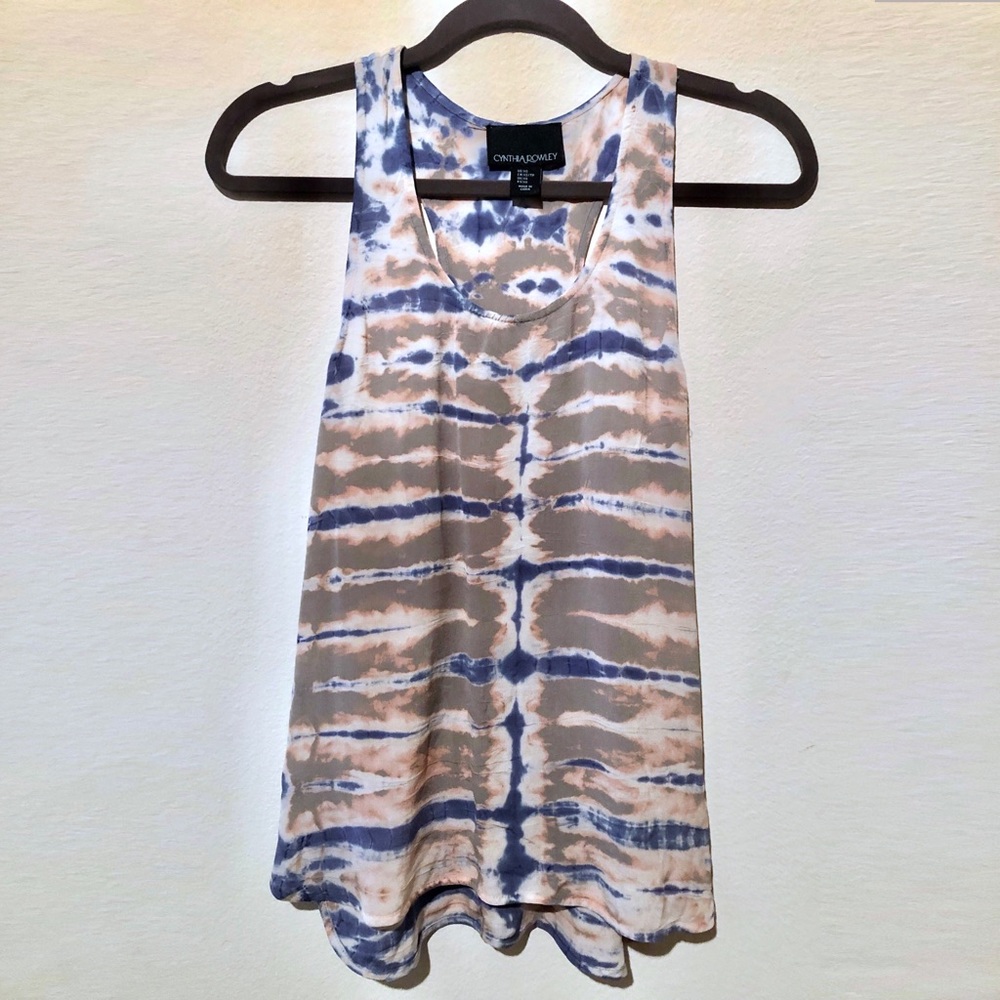 NWOT Cynthia Rowley Tie-Dye Print Tank